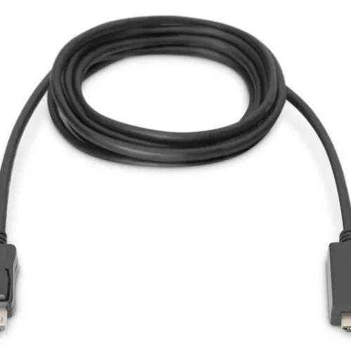 Digitus адаптер кабел Displayport 1.2 with interlock 4K 60Hz UHD Typ DP/HDMI A M/M черен