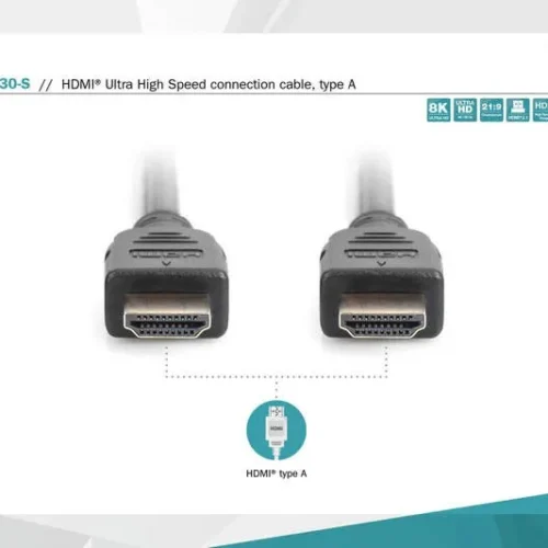 Digitus кабел за връзка AK-330124-030-S