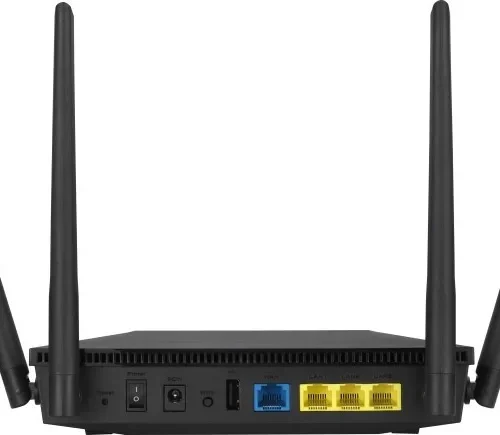 Alternative view of Asus RT-AX53U router AX1800 1WAN 3LAN 1USB