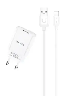 USAMS USAMS мрежоо зарядно 1xUSB t21 Lightning 2.1A
