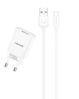 USAMS USAMS мрежоо зарядно 1xUSB t21 Lightning 2.1A