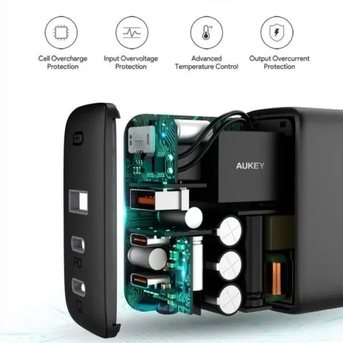 AUKEY AUKEY PA-B6S GaN ultraf ast мрежово зарядно 90W