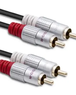 Qoltec кабел 2xRCA male 2xRCA male