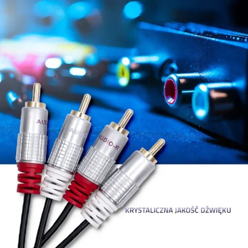 Qoltec кабел 2xRCA male 2xRCA male