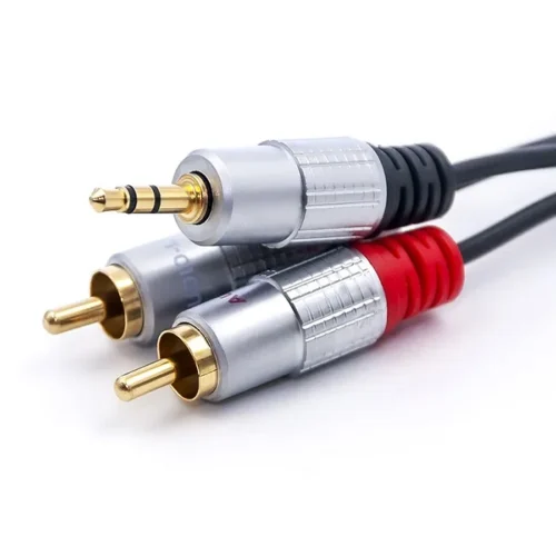 Qoltec кабел 2xRCA Mini Jack 3.5mm