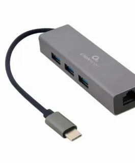 Gembird 3-port USB 3.1 hub with a network card