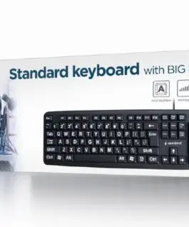 Alternative view of Gembird Standard клавиатура USB for senior