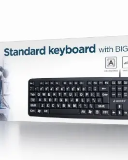 Alternative view of Gembird Standard клавиатура USB for senior