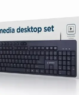 Gembird Keyboard and мишкакомплект черен