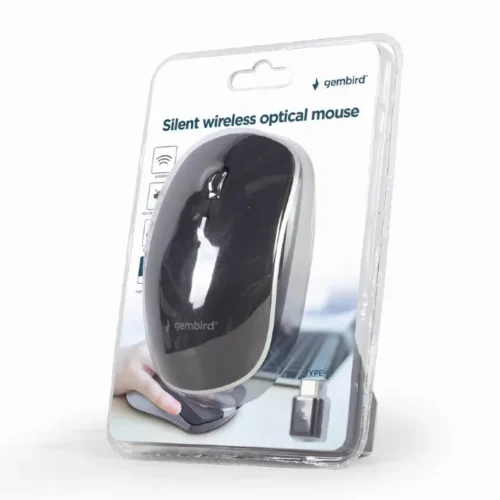 Gembird Wireless optical mouse with receiver USB-C
