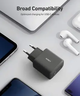 Alternative view of AUKEY AUKEY PA-F1S Swift ultr afast мрежово зарядно 20W