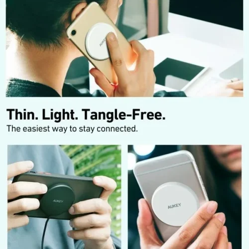 AUKEY AUKEY LC-A1 черен Wirel ess зарядно Qi USB C 15