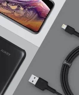 AUKEY AUKEY CB-AL05 черен ult rafast Nylon Lightning