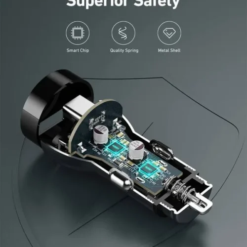 AUKEY AUKEY CC-Y48 ultrafast зарядно за кола 2xUSB