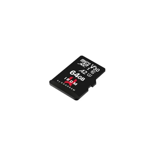 GOODRAM памет card microSD IRDM 64GB UHS-I U3 A2 + адаптер