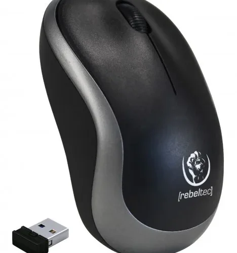 Rebeltec Wireless optical mouse Rebeltec METEOR silver