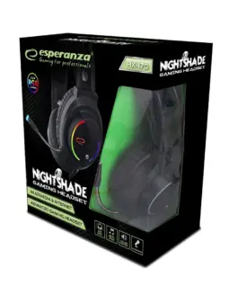 Alternative view of Esperanza STEREO GAMING HEADPHONE WITH MICROPHONE RGB
