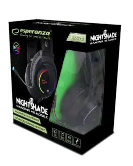 Alternative view of Esperanza STEREO GAMING HEADPHONE WITH MICROPHONE RGB