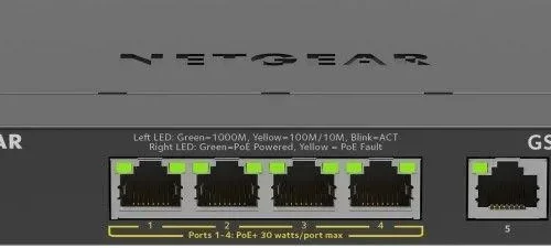 Netgear Netgear GS305EPP switch unmamaged 5GE (4xPoE+)