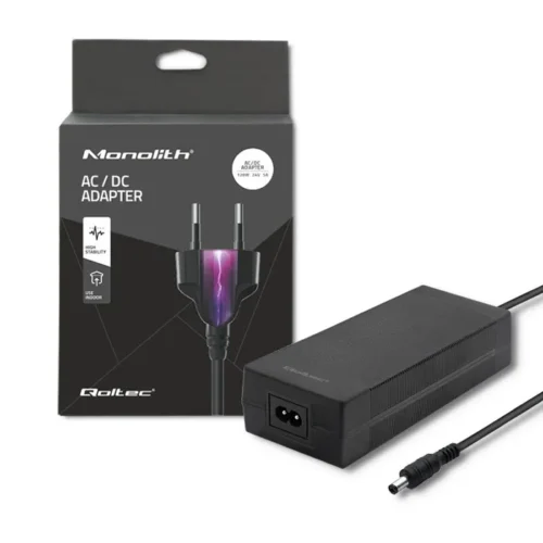 Alternative view of Qoltec Desktop захранващ блок 72W 24V, 3A, 5.52.5