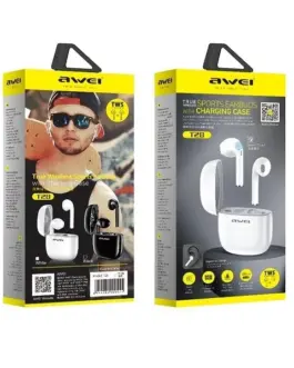 Alternative view of AWEI Earphones Bluetooth T28 TWS+docking черен