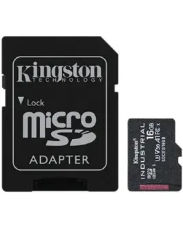 Alternative view of Kingston памет card microSD 16GB CL10 UHS-I Industrial