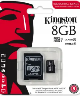 Kingston памет card microSD 8GB CL10 UHS-I Industrial