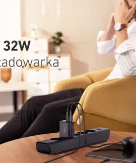 Alternative view of AUKEY PA-F3S Wall Charg er 2xUSB Power Delivery