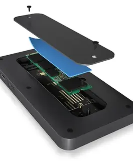 Alternative view of IcyBox ICY BOX IB-DK2108M-C PD 100W, USB-C,8in1,NVM