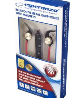 Alternative view of Esperanza BLUETOOTH METAL EARPHONES COPER