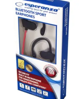 Alternative view of Esperanza BLUETOOTH EARPHONES черен/червен