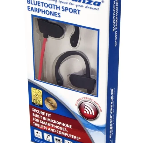 Alternative view of Esperanza BLUETOOTH EARPHONES черен/червен