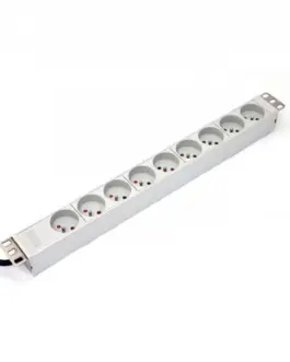 Alternative view of Digitus 1U aluminum PDU rackmoun table 16A 9x outlet