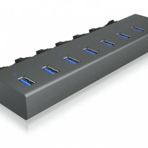 IcyBox ICY BOX IB-HUB1701-C3 7xUSB Type-A