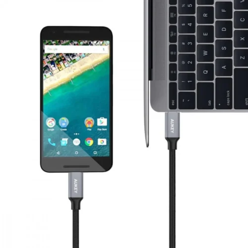 AUKEY AUKEY CB-CD5 Ultrafast оплетка Quick Charge USB