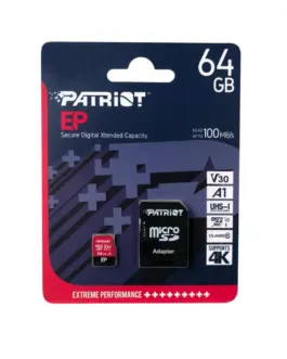 Patriot #Karta microSDXC PATRIOT 64GB V30