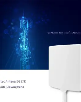 Alternative view of Qoltec 5G antenna, 14dBi outdoor