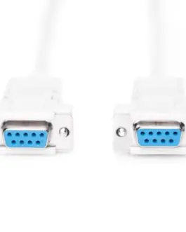 Alternative view of Digitus кабел за връзка RS232 null-modem type DSUB9 / DSUB9 Z / z бежов 1,8m