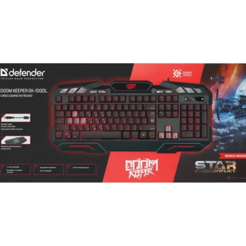 Defender Gaming keyboard DOOM KEEPER GK-100GL