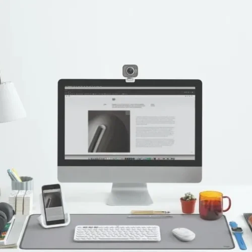Alternative view of Logitech Logitech Studio Desk Mat Mid сив 956-00005