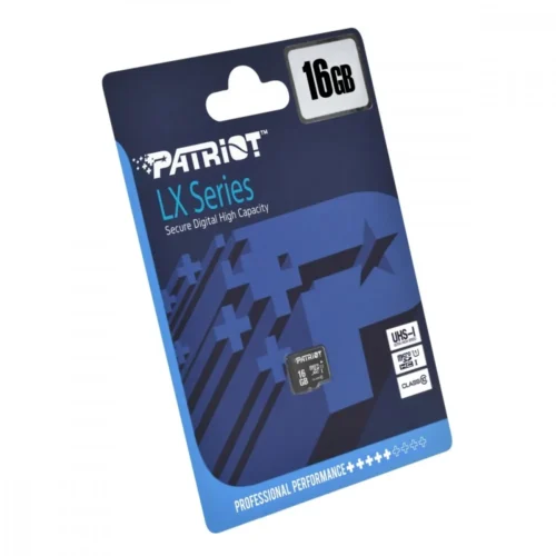 Patriot памет card MicroSDHC PATRIOT 16GB LX Series