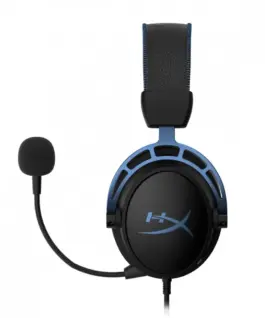 Alternative view of HyperX Gaming headset Cloud Alpha S blue
