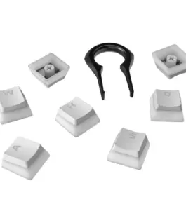 HyperX Pudding Keycaps бял