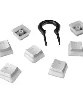 HyperX Pudding Keycaps бял