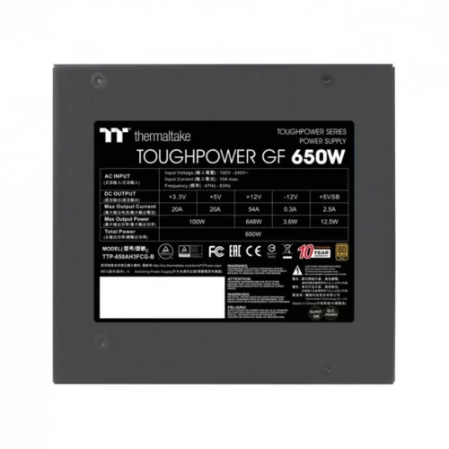 Alternative view of Thermaltake Thermaltake Toughpower GF 650W