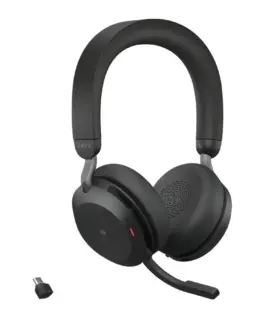Jabra Headset Evolve2 75 Link380c MS Stereo черен