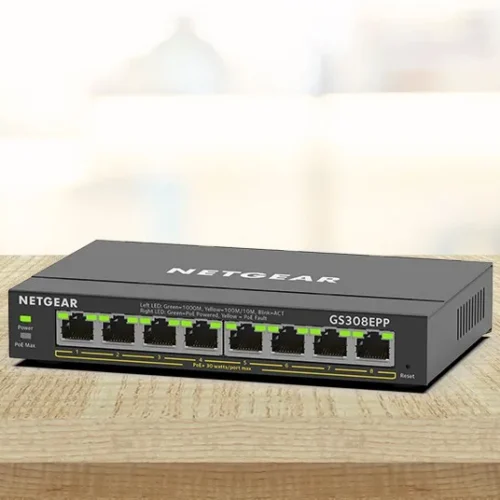 Alternative view of Netgear Switch GS308EPP 8xGE PoE+