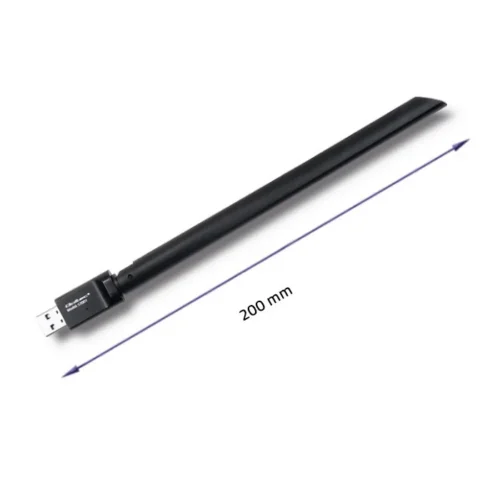 Qoltec Wi-Fi USB адаптер with antenna wireless