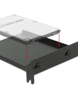 Alternative view of Поставка/Брекет DeLock, За монтиране на 2.5" SSD/диск в PCI слот