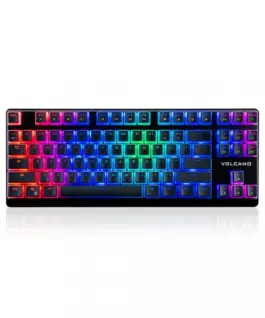 MODECOM Mechanical клавиатура RGB Pudding edition черен